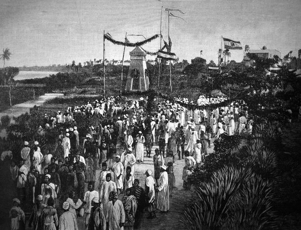 阿拉伯宗教游行——1895年图片下载