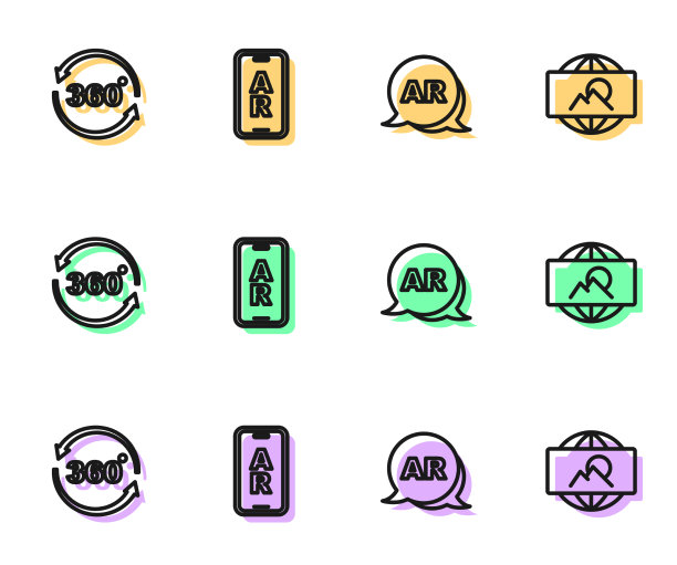 集线增强现实ar 360度视野图片下载