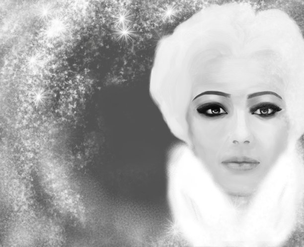 一个金发女人的肖像图片下载