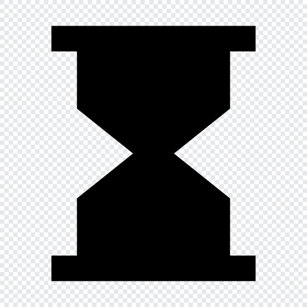 沙漏图标。适合网站UI设计图片下载