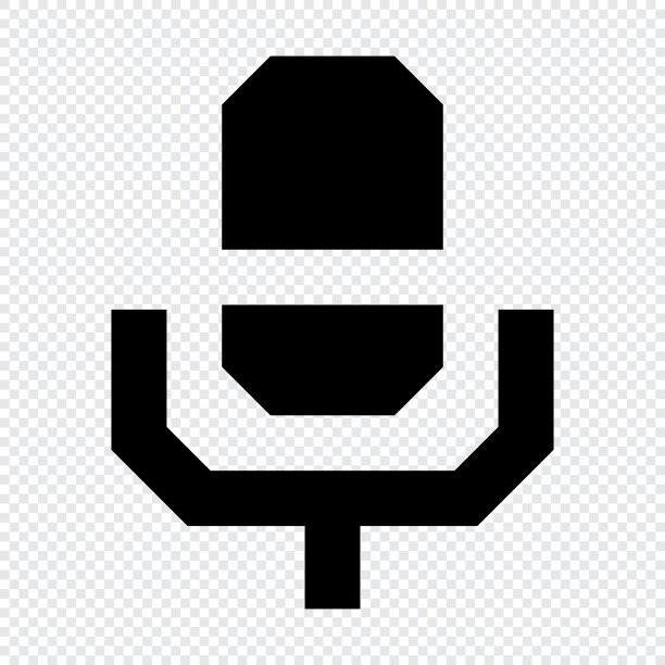 麦克风图标。适合网站UI设计图片下载