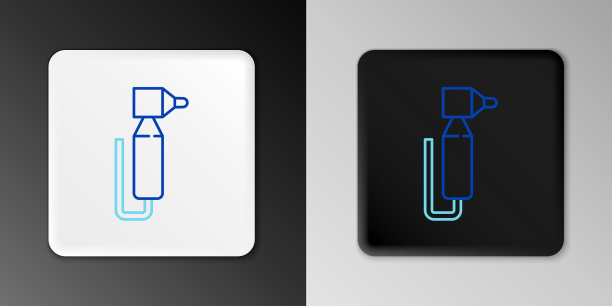 线齿钻图标隔离在灰色背景图片下载