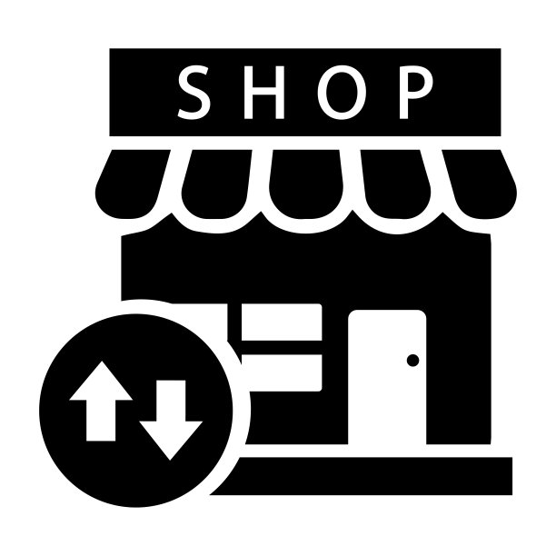 转换商店、店铺、市场图标图片下载