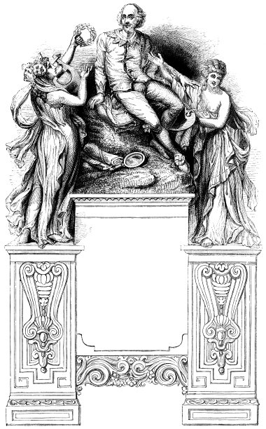 威廉莎士比亚框架与复制空间- 19世纪图片下载