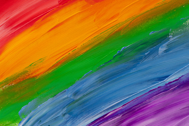 彩虹色的背景图片下载