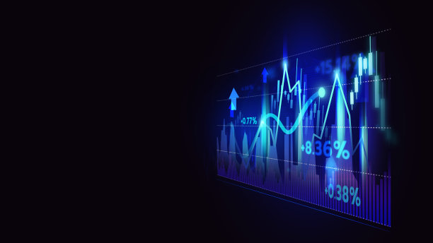 折线图是股票市场的图表图片下载