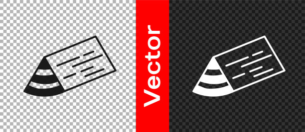 黑色木梁图标隔离在透明的背景。木材梁板。向量图片下载