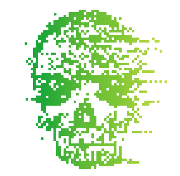 幽灵骷髅像素艺术图片下载