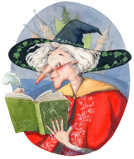 女巫写了一个小说明图片下载