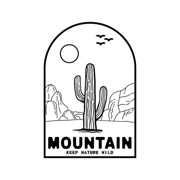 山和露营生活插图，户外冒险，矢量图形的t恤和其他用途。图片下载