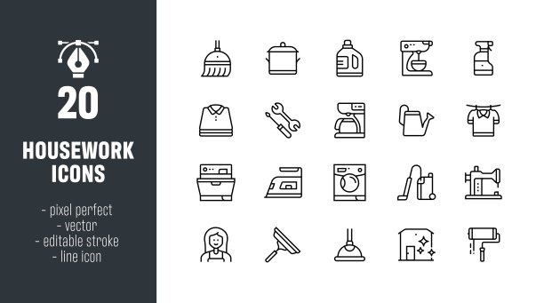 家务线图标设置图片下载