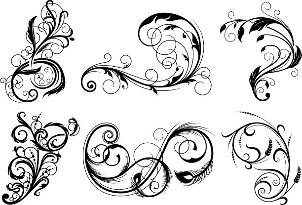 装饰花卉元素图片下载