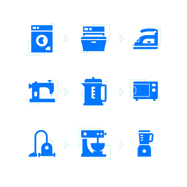 家电图标集图片下载