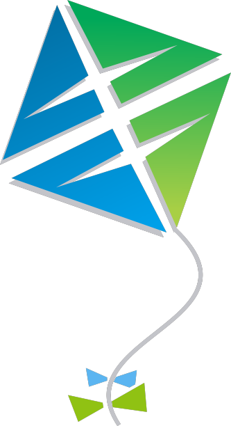 抽象时尚的风筝标志图标图片下载