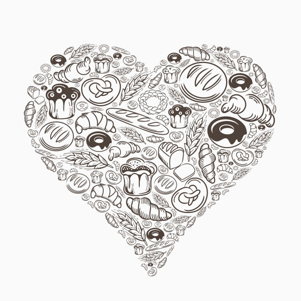 面包店的心模式图片下载