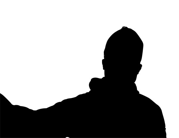 人的剪影。图片下载