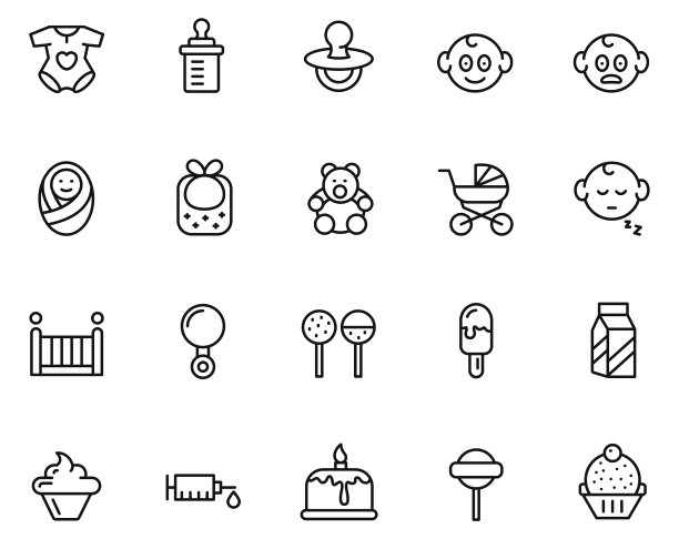 婴儿图标设置图片下载