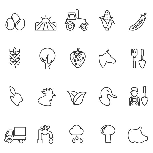 农业图标设置图片下载