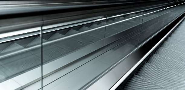 现代商场自动扶梯系统图片下载