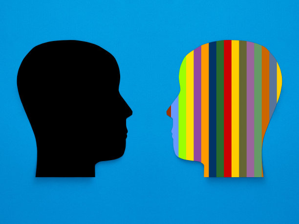 镜像黑色和条纹型材图片下载