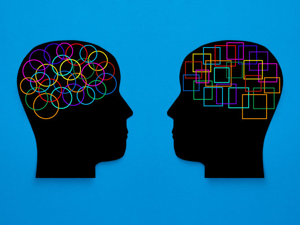 不同的思维方式图片下载