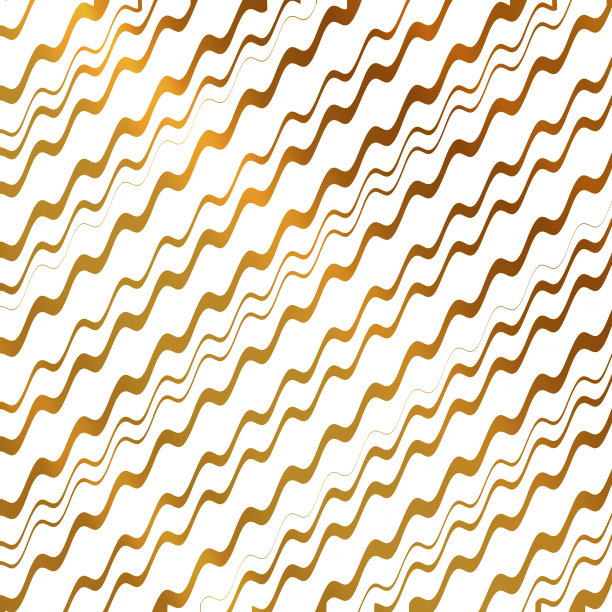 白色背景与金色曲线图片下载