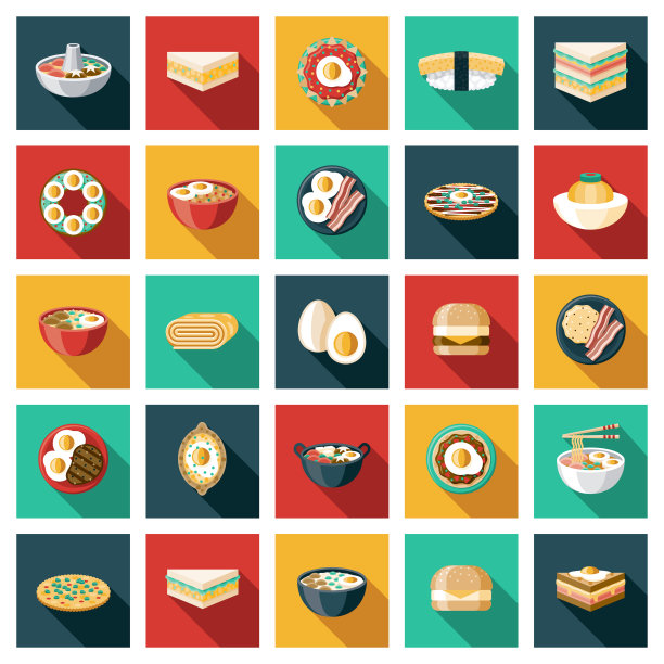 蛋盘图标集图片下载