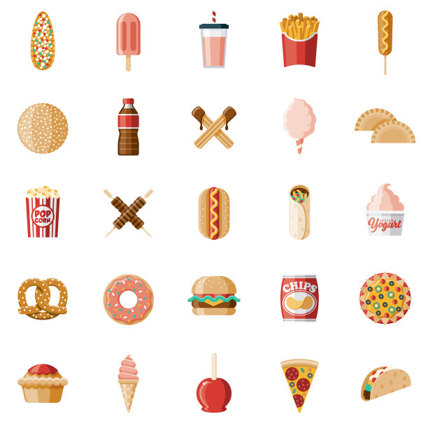 嘉年华美食偶像套装图片下载