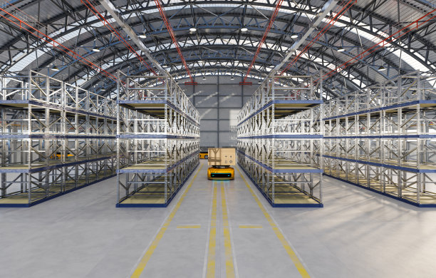 仓库自动化机器搬运箱图片下载