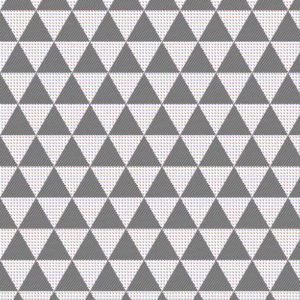 均匀间隔，垂直大小梯度，大小相等，条纹三角形图案。背景说明。图片下载