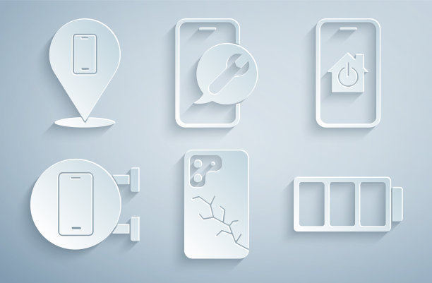 设置手机与碎屏智能家庭电话图片下载