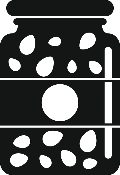 果酱罐图标风格简单图片下载