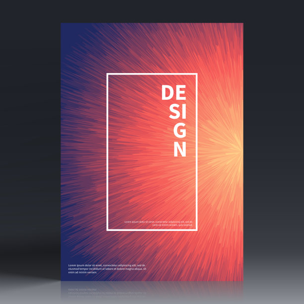 宣传册模板排版，红色封面设计，企业年报，传单，杂志图片下载