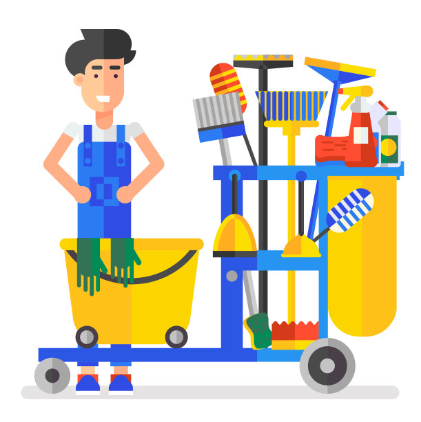 清洁桶的人图片下载