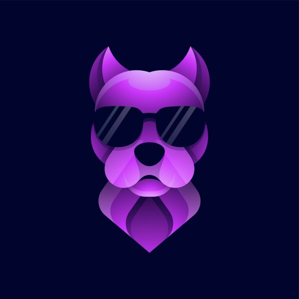 矢量插图保镖渐变彩色风格图片下载