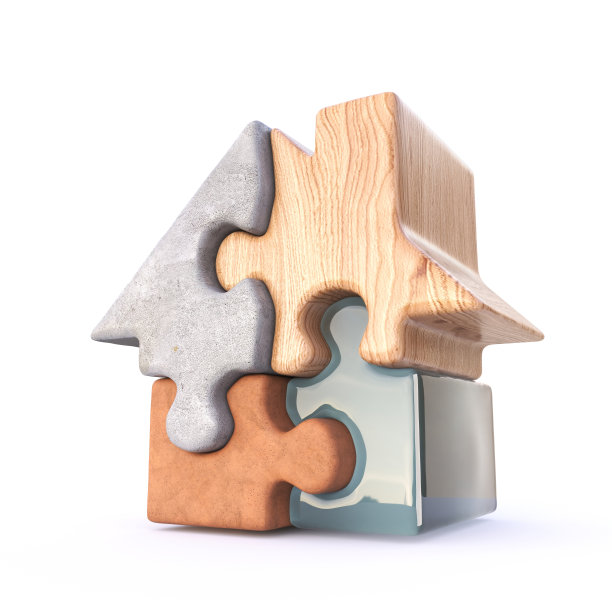 建筑材料概念3D图片下载