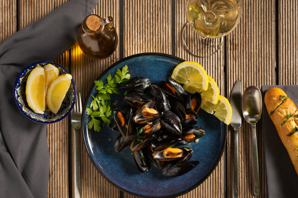 蒸贻贝图片下载