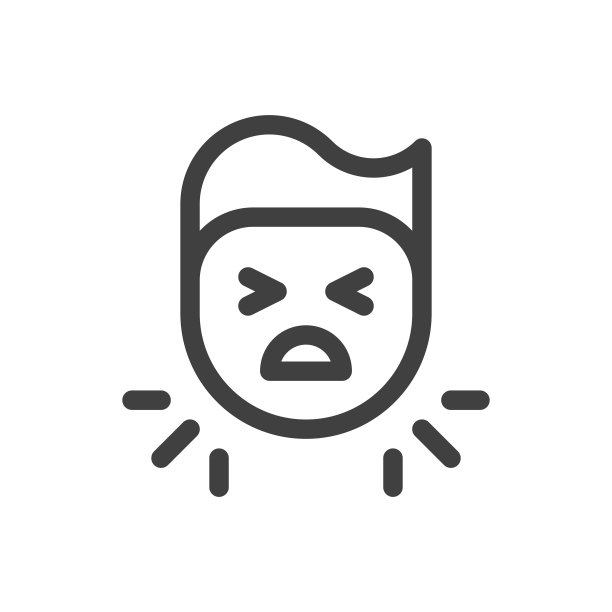 白色背景上的流感、发烧、咳嗽线矢量图标。可编辑的中风。像素完美。移动和网络。轮廓矢量图形。图片下载