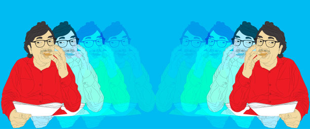 吃饼干的男人，图片下载