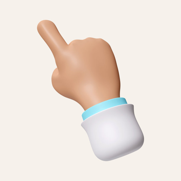 一个医生指着的三维图形。图标孤立在白色背景。3d渲染图。剪切路径。图片下载