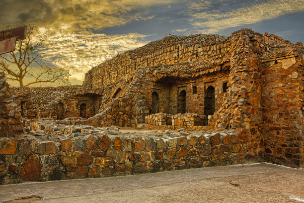 Feroz Shah Kotla，印度新德里图片下载