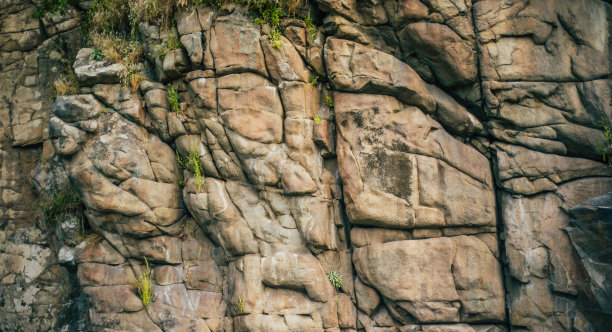 山面上的石头。花岗岩背景设计。自然和景观。图片下载