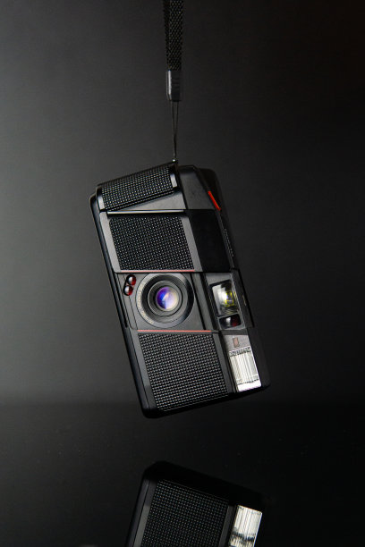 老式黑色模拟照相机图片下载