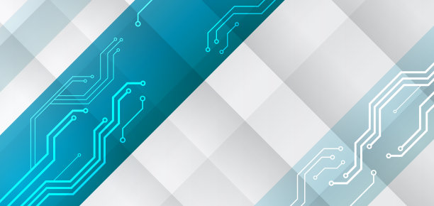 蓝色背景的数字互联网通信。广泛的网络安全互联网和联网概念。高科技矢量插图与各种技术元素。抽象全球科幻概念。图片下载