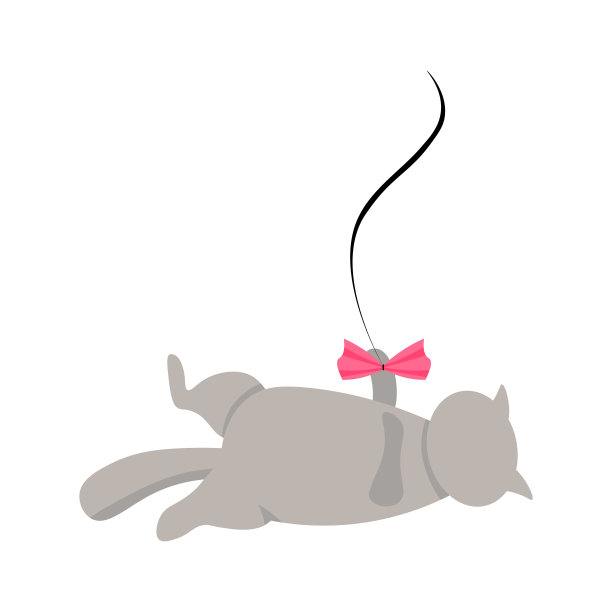 猫在玩弓图片下载