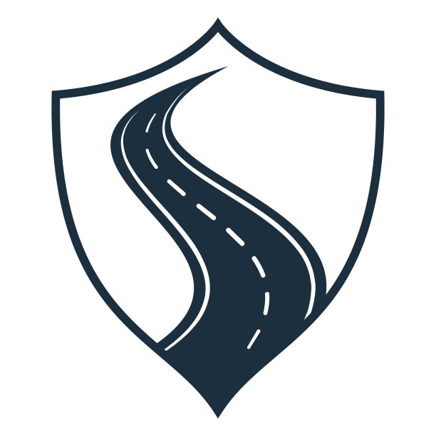 创意公路之旅标志设计图片下载