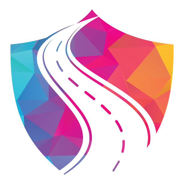 创意公路之旅标志设计图片下载