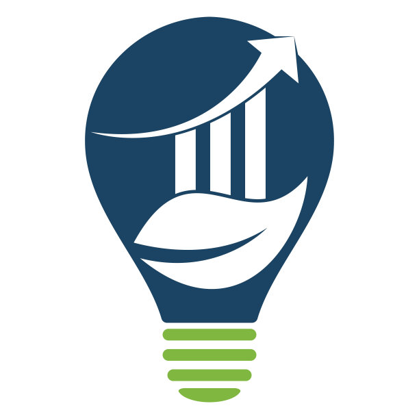 金融叶球形状概念标志模板。图片下载