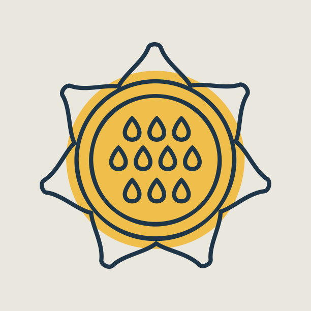 向日葵的轮廓孤立的图标。蔬菜矢量图片下载