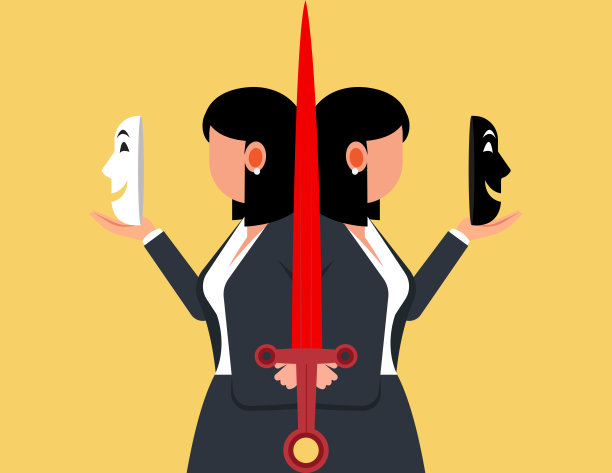 心理问题。具有不同意识状态的女商人图片下载